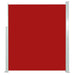 Tuinscherm Uittrekbaar 160X300 Cm Rood 160 x 300 cm