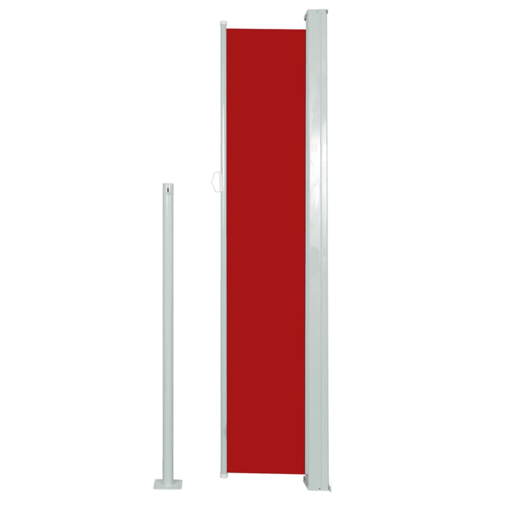 Tuinscherm Uittrekbaar 160X300 Cm Rood 160 x 300 cm