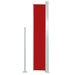 Tuinscherm Uittrekbaar 160X300 Cm Rood 160 x 300 cm