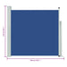 Tuinscherm Uittrekbaar 170X300 Cm Blauw 170 x 300 cm