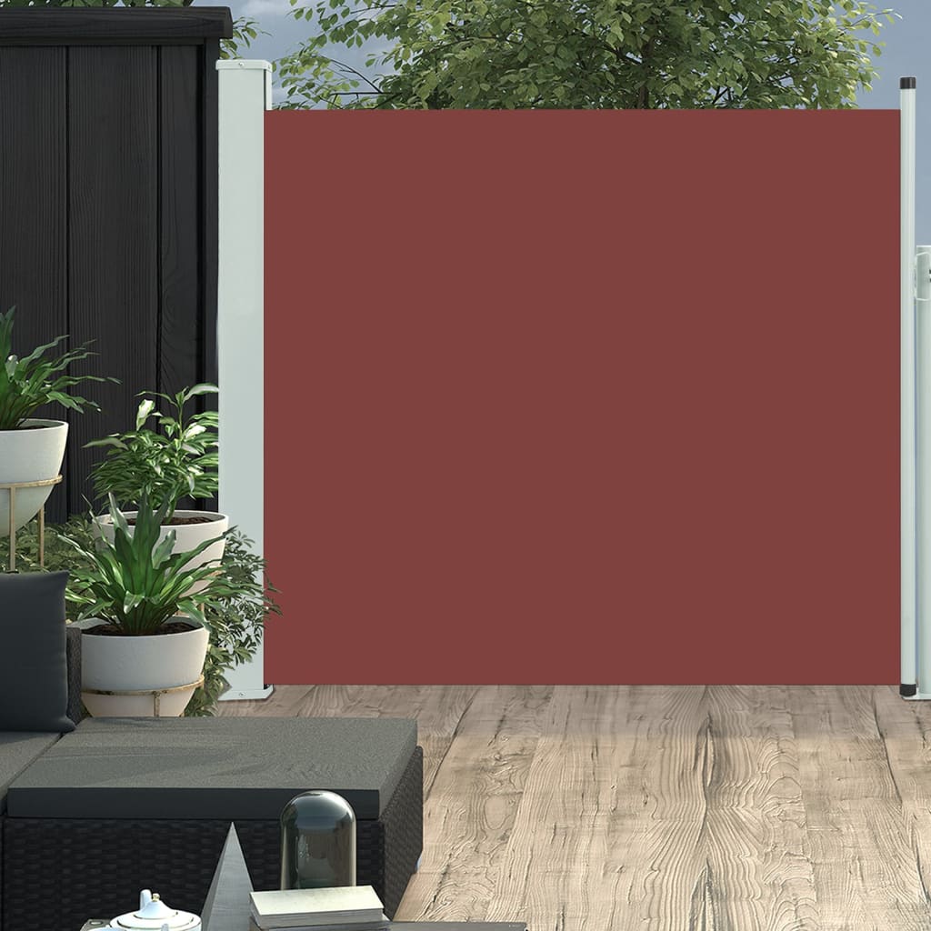 Tuinscherm Uittrekbaar 170X300 Cm Bruin 170 x 300 cm