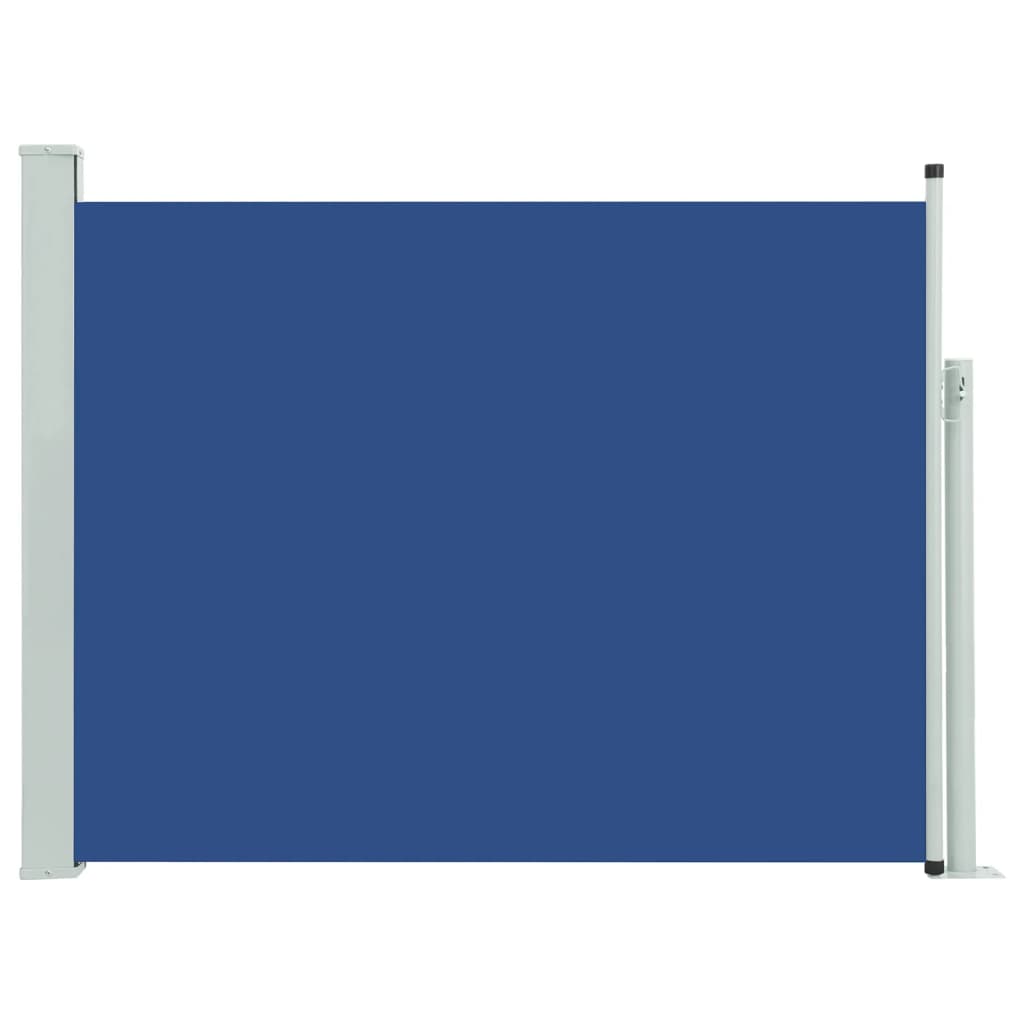 Tuinscherm Uittrekbaar 140X500 Cm Blauw 140 x 500 cm