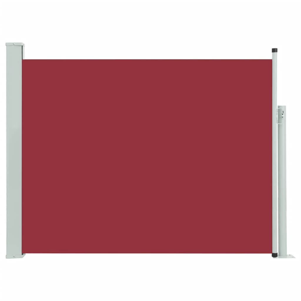 Tuinscherm Uittrekbaar 140X500 Cm Rood 140 x 500 cm