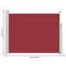Tuinscherm Uittrekbaar 140X500 Cm Rood 140 x 500 cm