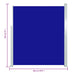 Tuinscherm Uittrekbaar 160X500 Cm Blauw 160 x 500 cm
