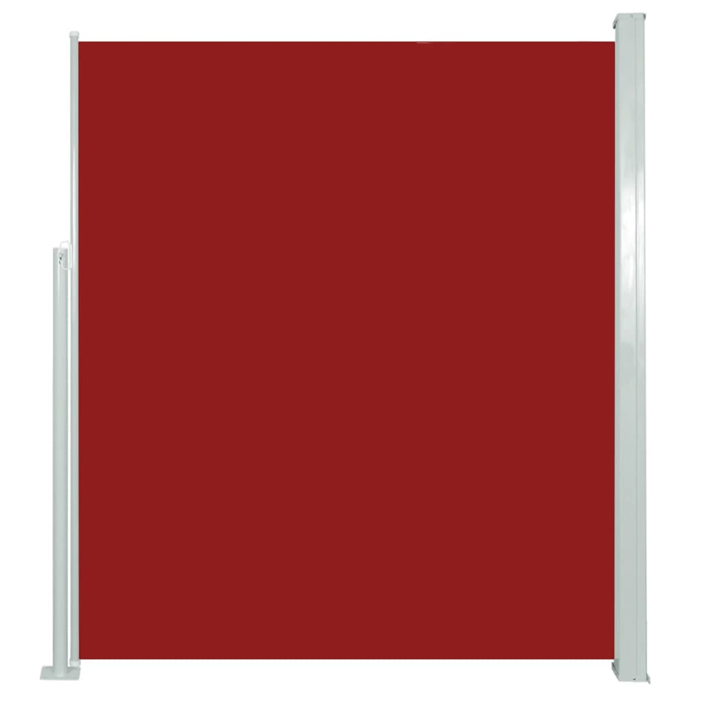 Tuinscherm Uittrekbaar 160X500 Cm Rood 160 x 500 cm