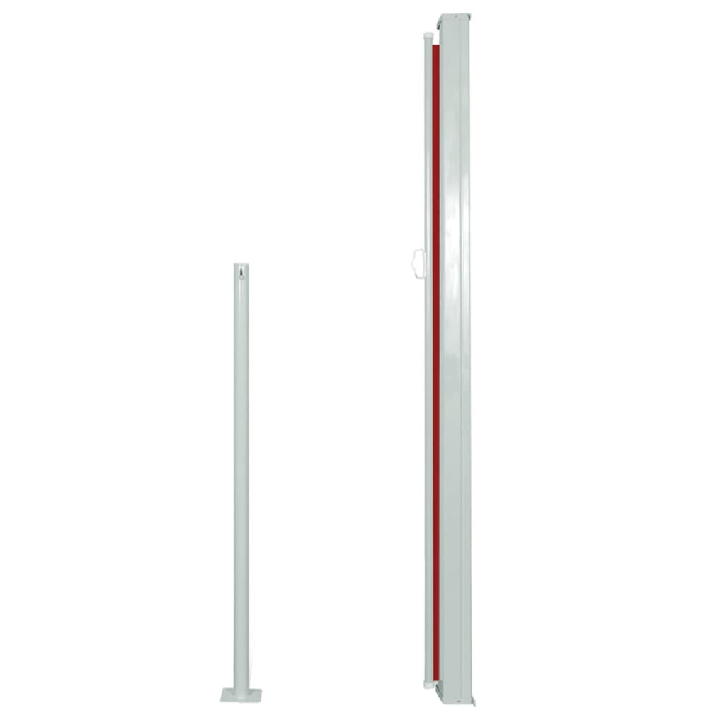 Tuinscherm Uittrekbaar 160X500 Cm Rood 160 x 500 cm