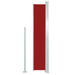 Tuinscherm Uittrekbaar 160X500 Cm Rood 160 x 500 cm