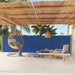 Tuinscherm Uittrekbaar 140X600 Cm Blauw 140 x 600 cm