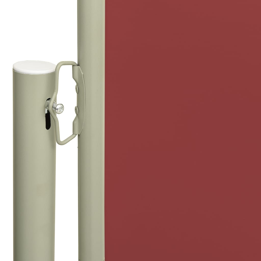 Tuinscherm Uittrekbaar 140X600 Cm Rood 140 x 600 cm
