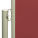 Tuinscherm Uittrekbaar 140X600 Cm Rood 140 x 600 cm