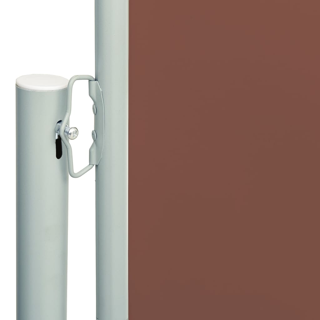 Tuinscherm Uittrekbaar 140X600 Cm Bruin 140 x 600 cm