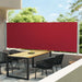 Tuinscherm Uittrekbaar 160X600 Cm Rood 160 x 600 cm