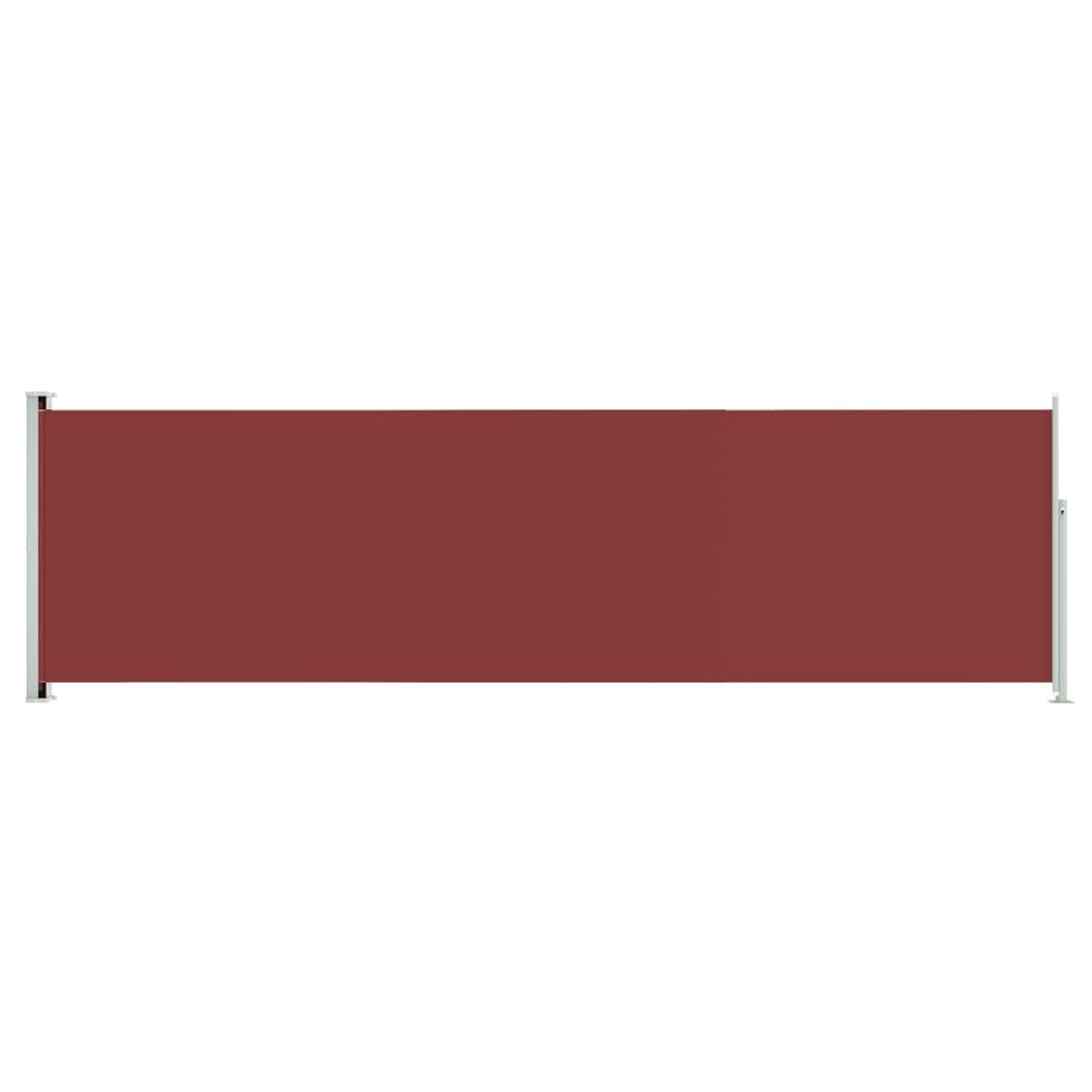 Tuinscherm Uittrekbaar 180X600 Cm Rood 180 x 600 cm