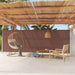 Tuinscherm Uittrekbaar 180X600 Cm Bruin 180 x 600 cm