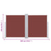 Tuinscherm Uittrekbaar 140X600 Cm Bruin 140 x 600 cm