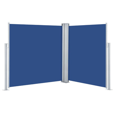 Tuinscherm Uittrekbaar 140X600 Cm Blauw 140 x 600 cm