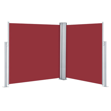 Tuinscherm Uittrekbaar 140X600 Cm Rood 140 x 600 cm