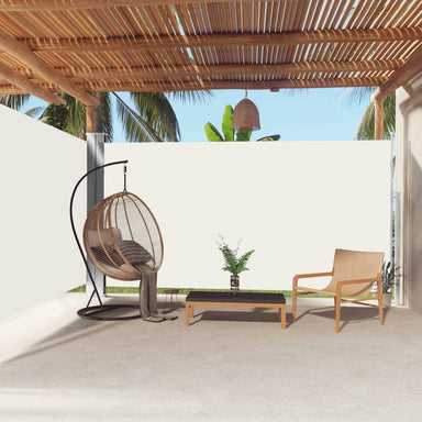 Tuinscherm Uittrekbaar 200X600 Cm Crèmekleurig 200 x 600 cm