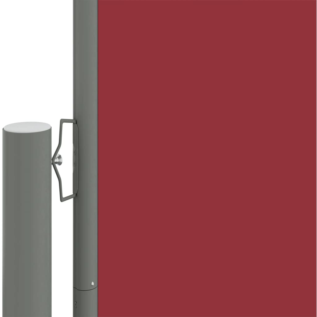 Windscherm Uittrekbaar 140X1000 Cm Rood 140 x 1000 cm