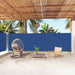 Tuinscherm Uittrekbaar 180X1000 Cm Blauw 180 x 1000 cm