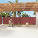 Tuinscherm Uittrekbaar 180X1200 Cm Bruin 180 x 1200 cm