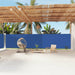 Tuinscherm Uittrekbaar 180X1200 Cm Blauw 180 x 1200 cm