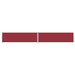 Tuinscherm Uittrekbaar 180X1200 Cm Rood 180 x 1200 cm