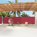 Tuinscherm Uittrekbaar 180X1200 Cm Rood 180 x 1200 cm