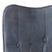 Fauteuil echt leer grijs