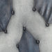 Fauteuil echt leer grijs