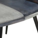 Fauteuil echt leer grijs