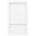 Douchenis met 2 vakken 41x69x9 cm hoogglans wit