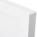 Douchenis met 2 vakken 41x69x9 cm hoogglans wit