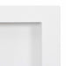 Douchenis met 2 vakken 41x69x9 cm hoogglans wit