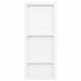 Douchenis met 3 vakken 41x99x9 cm hoogglans wit