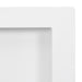 Douchenis met 3 vakken 41x99x9 cm hoogglans wit