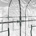 Tuinkas 160X400X190 Cm Pvc En Gepoedercoat Staal Transparant