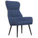 Relaxstoel stof blauw