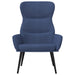 Relaxstoel stof blauw