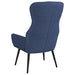 Relaxstoel stof blauw