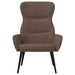Relaxstoel stof taupe