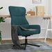 Relaxstoel fluweel blauw