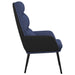 Relaxstoel stof blauw