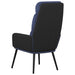 Relaxstoel stof blauw