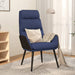 Relaxstoel stof blauw