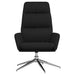 Relaxstoel stof zwart