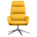 Relaxstoel stof mosterdgeel