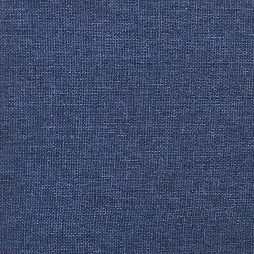 Relaxstoel stof en PVC blauw