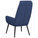 Relaxstoel stof blauw